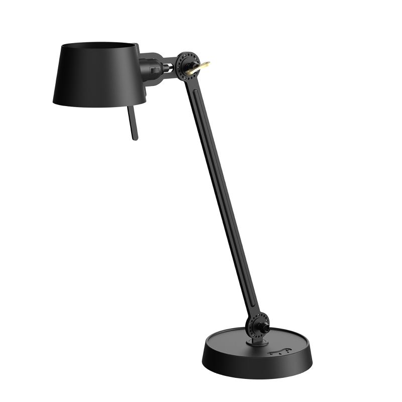 Tischleuchte BOLT Desk 1 mit Standfuß in Smokey Black
