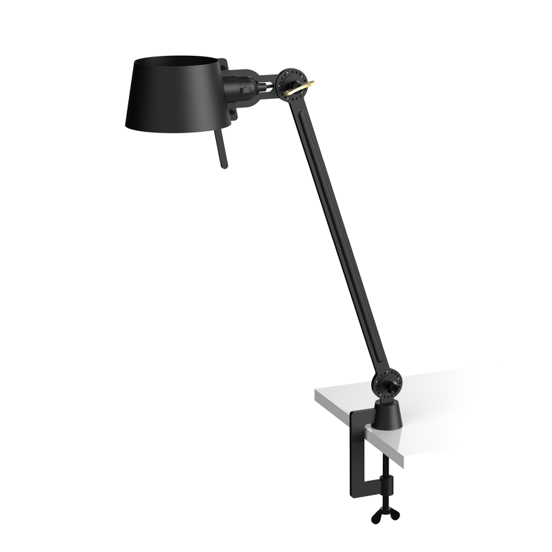 Tischleuchte BOLT Desk 1 mit Tischklemme in Smokey Black