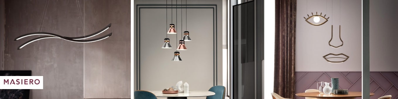 Masiero Design Leuchten Hersteller Banner