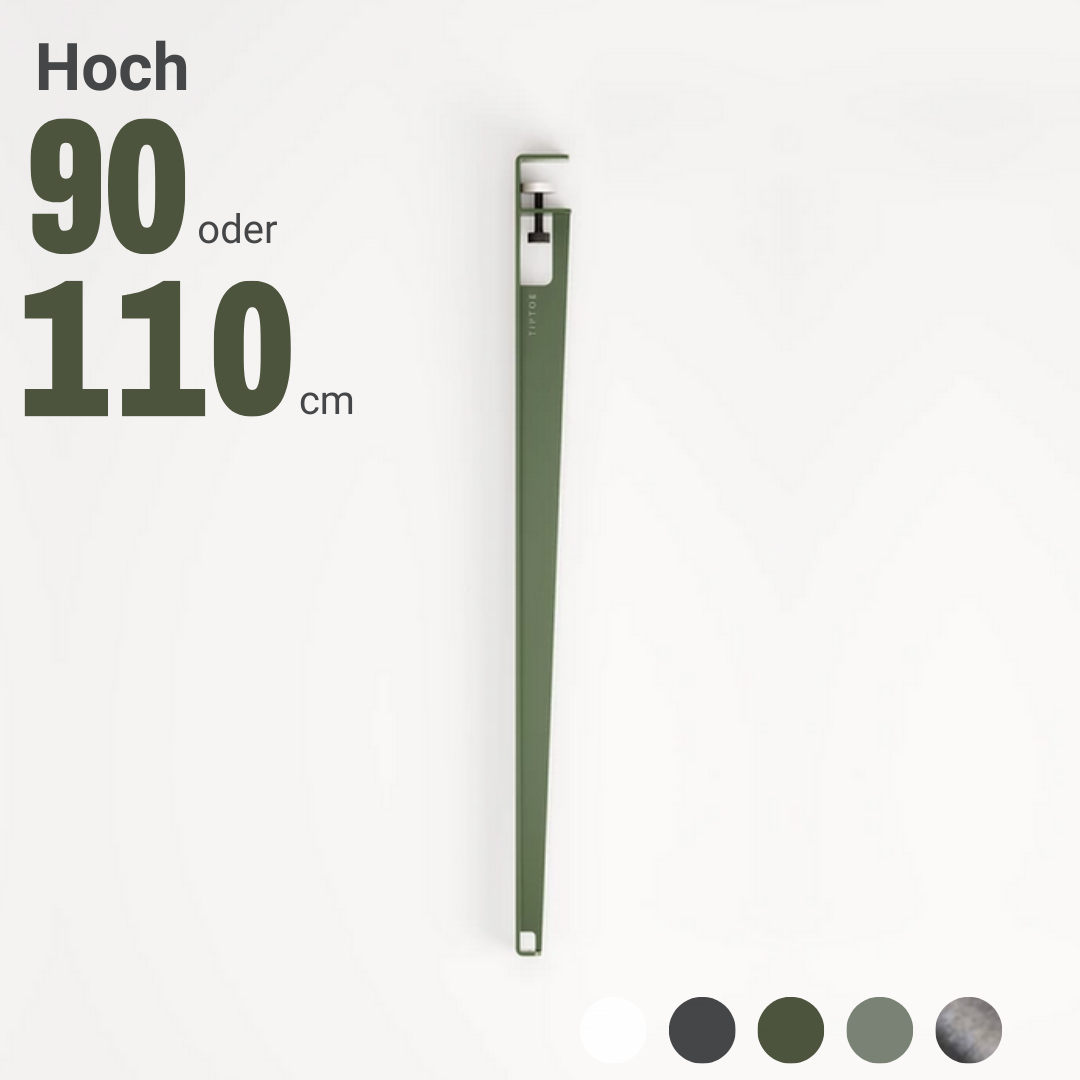 Tischbein HOCH von Tiptoe